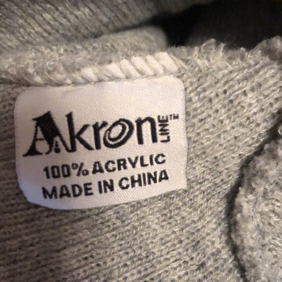 NWOT Like new gray beanie winter hat never worn 100% acrylic - Picture 3 of 5